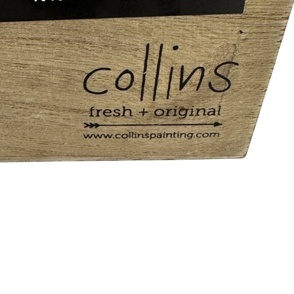 Relax Wooden Block Sign Floral Collins Tabletop Decor Motivational Tropical - Picture 4 of 8